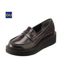 GU | （GU）ＷＯＭＥＮプラットフォームローファー(シューズ)
