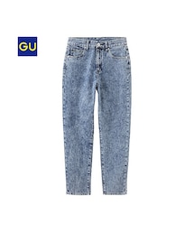 GU | （GU）ハイウエストテーパードジーンズＡ(パンツ)