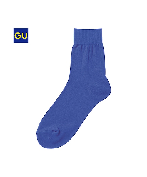 GU（ジーユー）の「（GU）カラークルーソックスＡ（WOMEN ⁄ ソックス・レディース・OFF WHITE/BLUE/NAVY/RED/PURPLE/BLACK・-）」の3枚目の写真