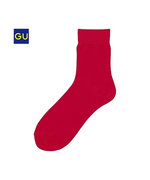 GU（ジーユー）の「（GU）カラークルーソックスＡ（WOMEN ⁄ ソックス・レディース・OFF WHITE/BLUE/NAVY/RED/PURPLE/BLACK・-）」の6枚目の写真