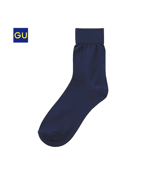 GU（ジーユー）の「（GU）カラークルーソックスＡ（WOMEN ⁄ ソックス・レディース・OFF WHITE/BLUE/NAVY/RED/PURPLE/BLACK・-）」の4枚目の写真