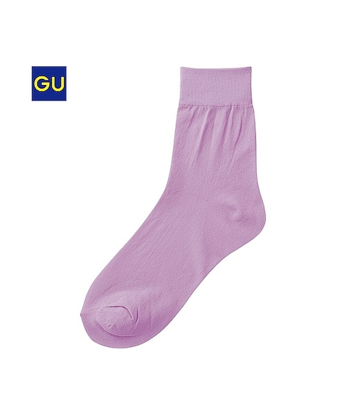 GU（ジーユー）の「（GU）カラークルーソックスＡ（WOMEN ⁄ ソックス・レディース・OFF WHITE/BLUE/NAVY/RED/PURPLE/BLACK・-）」の5枚目の写真