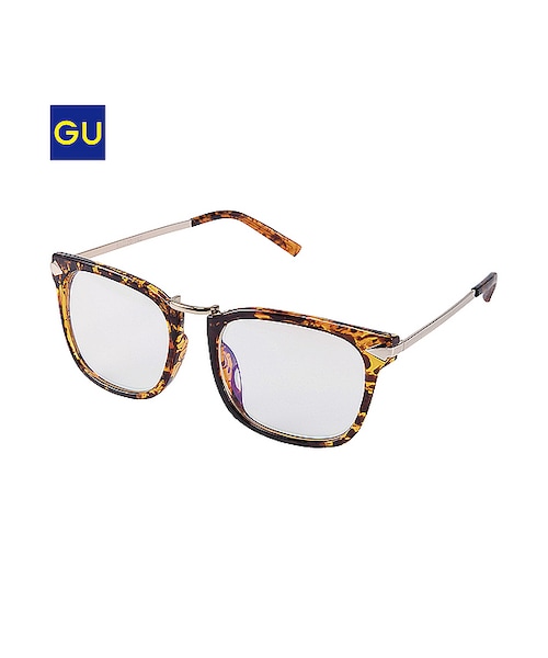 GU(ジーユー)の「(GU)WOMENファッショングラスE2(WOMEN ⁄ ファッショングラス・レディース・BROWN・-)」の1枚目の写真