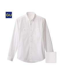 GU | （GU）ダンガリーシャツ（長袖）Ａ(トップス)