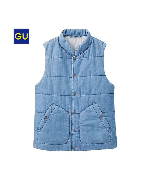 GU（ジーユー）の「（GU）中綿キルティングベスト（MEN ⁄ アウター