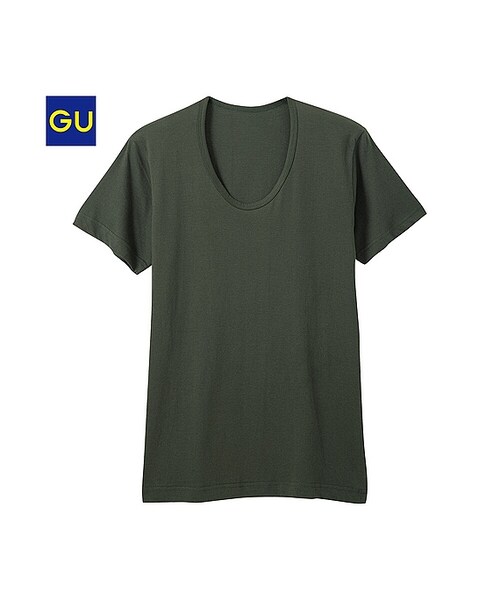 Gu ジーユー の Gu インナーｕネックｔ 半袖 アンダーウェア Wear