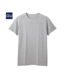 GU | （GU）インナークルーネックＴ（半袖）(アンダーウェア)