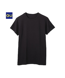 GU | （GU）インナークルーネックＴ（半袖）(アンダーウェア)