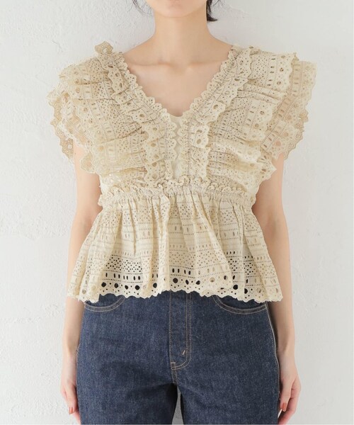 IENA(イエナ)の「【Sea New York/シー ニューヨーク】Marley Pleated Flutter ブラウス(その他・ブラック/S)」の15枚目の写真