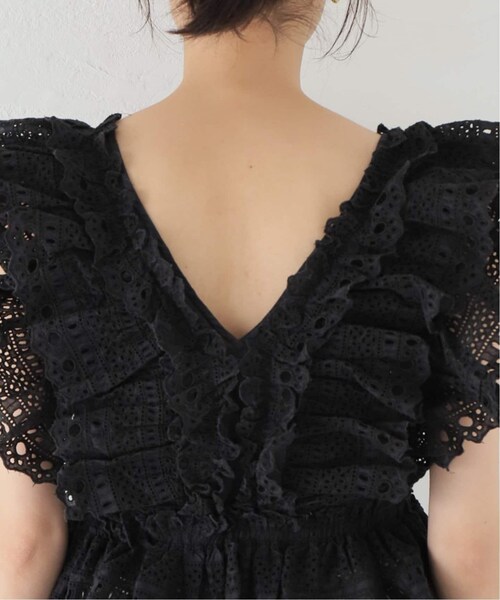 IENA(イエナ)の「【Sea New York/シー ニューヨーク】Marley Pleated Flutter ブラウス(その他・ブラック/S)」の8枚目の写真