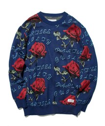 ワコマリア　rose jacquard sweater WACKO MARIA（ワコマリア）の「JACQUARD SWEATER（ニット