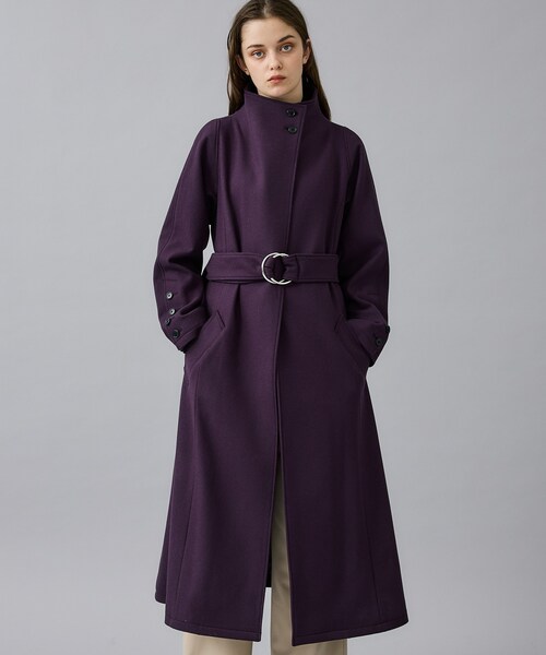 ELIN(エリン)の「別注high neck coat(その他アウター・レディース・D.GRY/CCL/L.BGE/NVY/D.PPL・36/38)」の2枚目の写真