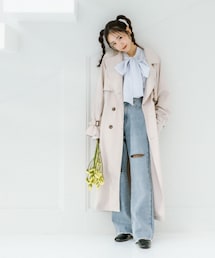 OLIVE des OLIVE | 【S/M/Lサイズ展開】OliveBasicトレンチコート(トレンチコート)