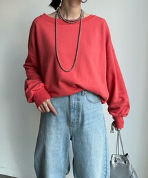 DouDou | SS裏毛スウェット(Tシャツ/カットソー)