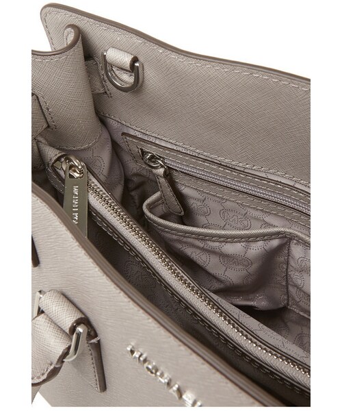 MICHAEL KORS（マイケルコース）の「MICHAEL Michael Kors Dillon large textured-leather tote（トートバッグ・レディース・Gray）」の2枚目の写真