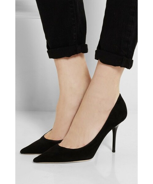 JIMMY CHOO（ジミーチュウ）の「Jimmy Choo Agnes suede pumps