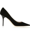 JIMMY CHOO（ジミーチュウ）の「Jimmy Choo Agnes suede pumps
