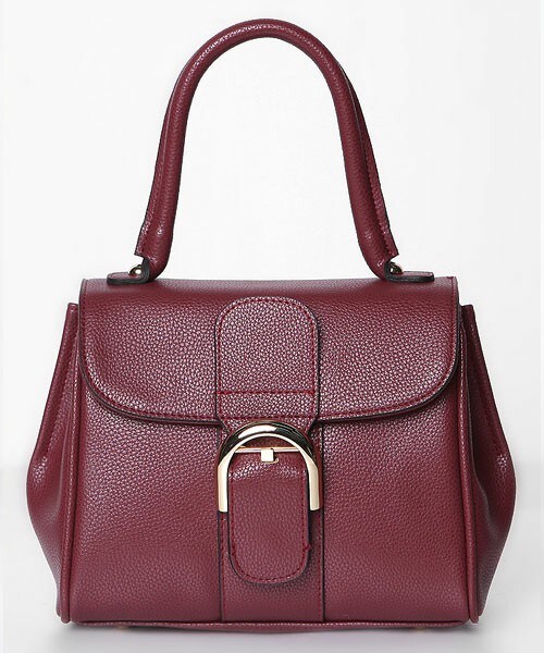 DHOLIC（ディーホリック）の「2WAYゴールドバッグルバッグ（ハンドバッグ・レディース・ブラック/ディープスカイブルー/ワイン/オレンジ/ブラウン/ベージュ・one）」の5枚目の写真