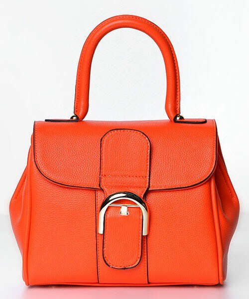 DHOLIC（ディーホリック）の「2WAYゴールドバッグルバッグ（ハンドバッグ・レディース・ブラック/ディープスカイブルー/ワイン/オレンジ/ブラウン/ベージュ・one）」の6枚目の写真