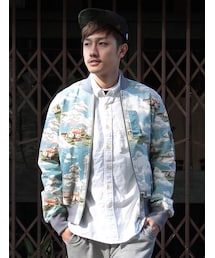 AVIREX | avirex/アヴィレックス/メンズ/SUMMER CLOUD MA-1(ジャケット/アウター)