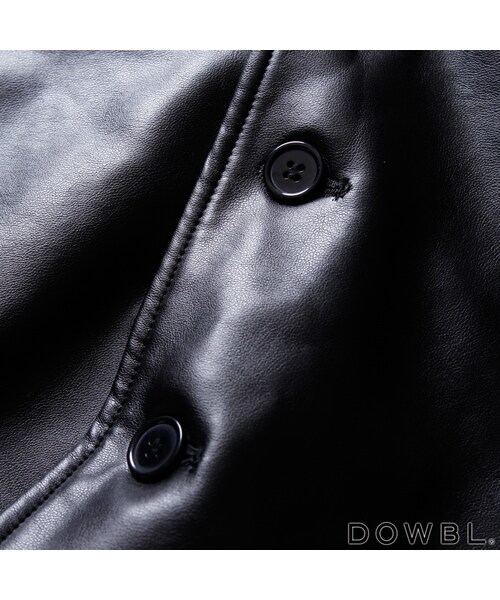 DOWBL（ダブル）の「チェスターコート（ジャケット/アウター・メンズ・ブラック・42/44/46）」の6枚目の写真