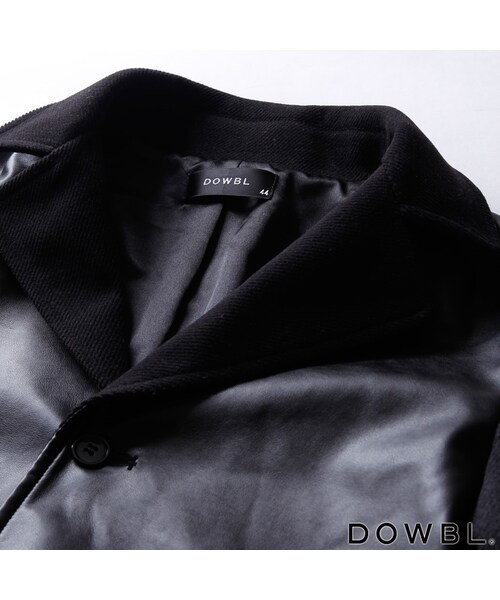 DOWBL（ダブル）の「チェスターコート（ジャケット/アウター・メンズ・ブラック・42/44/46）」の2枚目の写真
