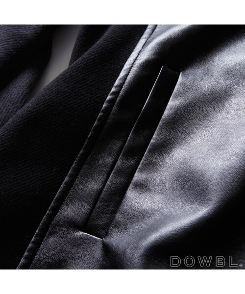 DOWBL（ダブル）の「チェスターコート（ジャケット/アウター・メンズ・ブラック・42/44/46）」の5枚目の写真