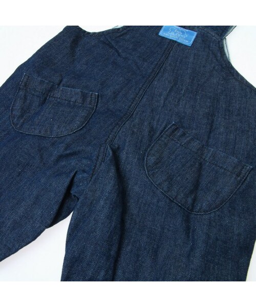 apres les cours（アプレレクール）の「ベビーデニムオーバーオール（オールインワン・サロペット・キッズ・ブルー/ネイビーブルー・70/80）」の8枚目の写真