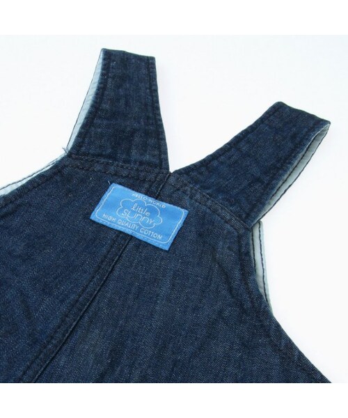apres les cours（アプレレクール）の「ベビーデニムオーバーオール（オールインワン・サロペット・キッズ・ブルー/ネイビーブルー・70/80）」の7枚目の写真