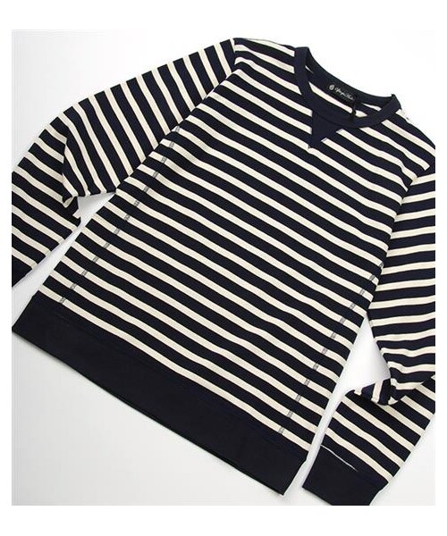 Audience（オーディエンス）の「巴斯克海洋風條紋衛衣（その他・メンズ・酒紅/深藍・S/M/L）」の6枚目の写真