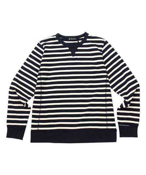 Audience（オーディエンス）の「巴斯克海洋風條紋衛衣（その他・メンズ・酒紅/深藍・S/M/L）」の4枚目の写真