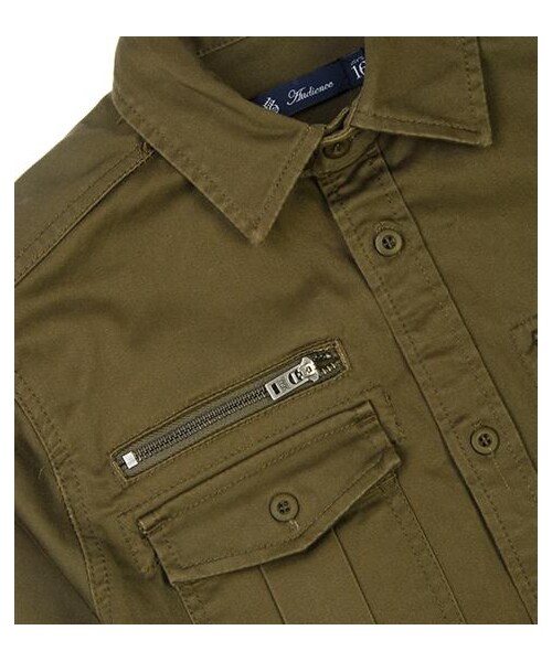 Audience（オーディエンス）の「仿舊感襯衫式軍外套（その他・メンズ・綠/藍・S/M/L）」の4枚目の写真