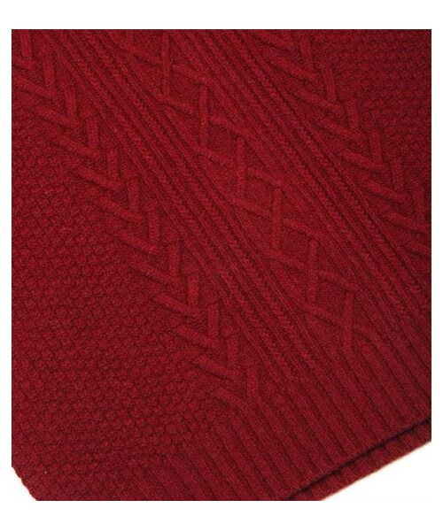 grn（ジーアールエヌ）の「高質感羊毛麻花紋針織衫（その他・メンズ・酒紅/深藍/黃・S/M/L）」の4枚目の写真