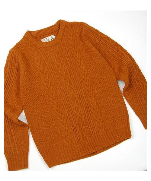 grn（ジーアールエヌ）の「高質感羊毛麻花紋針織衫（その他・メンズ・酒紅/深藍/黃・S/M/L）」の9枚目の写真