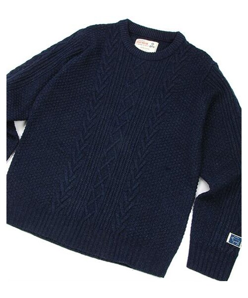 grn（ジーアールエヌ）の「高質感羊毛麻花紋針織衫（その他・メンズ・酒紅/深藍/黃・S/M/L）」の6枚目の写真