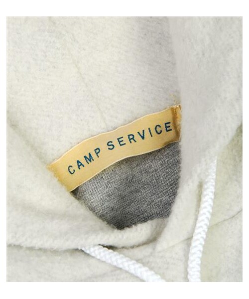 Camp Serviceの「野遊者Sweat Shirt連帽上衣（その他・メンズ・白/灰・S/M）」の6枚目の写真
