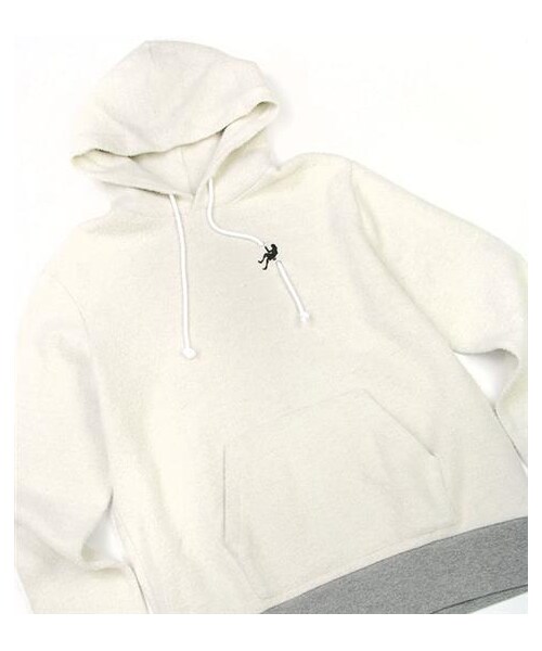 Camp Serviceの「野遊者Sweat Shirt連帽上衣（その他・メンズ・白/灰・S/M）」の5枚目の写真