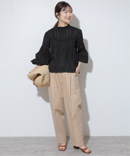 SLOBE IENA（スローブイエナ）の「《予約》マニーレース ピンタック