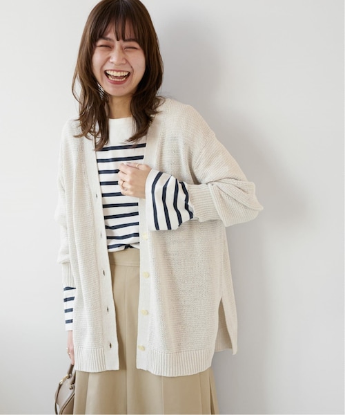 【23SS】JOURNAL STANDARD ペーパーヤーンVネックカーディガン 23SS】JOURNAL STANDARD ペーパーヤーンVネックカーディガン