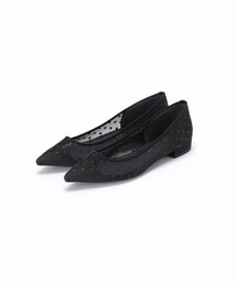 LE TALON（ルタロン）の「《予約》ポインテッドチュールドットフラット