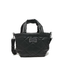 Quilted Moto Mini Tote_Black (H006M01RE21-001)