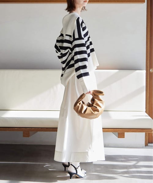 SLOBE IENA(スローブイエナ)の「《予約》ブークレースキッパーニット(その他・ブラック A/フリー)」の6枚目の写真