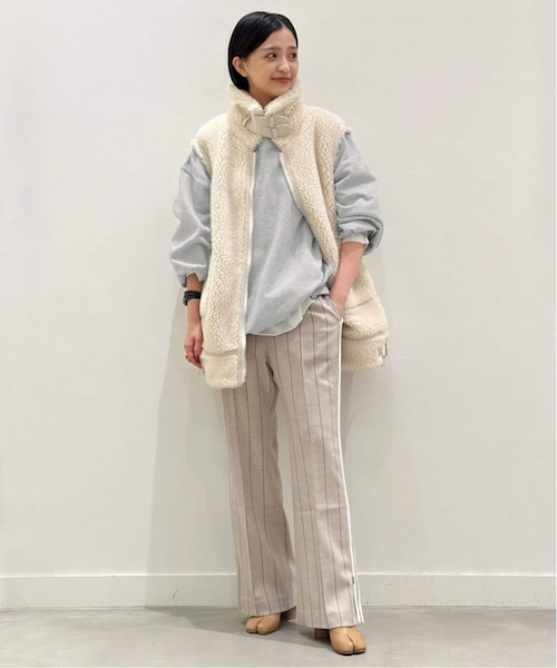 AP STUDIO　【PRE】クロップドビッグスリーブスウェットプルオーバー AP STUDIO（エーピーストゥディオ）の「《追加予約》【PRE_/プレ