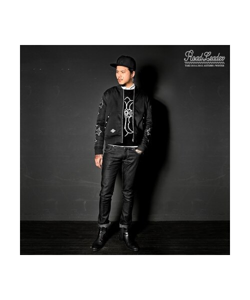 TAKI（タキ）の「TAKI 14-15 A/W Midnight Flier Jackets（フォーマルスーツ/小物・メンズ・黑X灰/黑X黑・S/M/L/XL）」の4枚目の写真