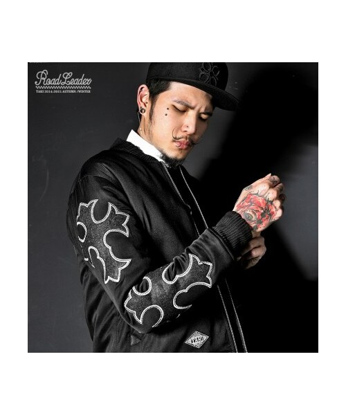 TAKI（タキ）の「TAKI 14-15 A/W Midnight Flier Jackets（フォーマルスーツ/小物・メンズ・黑X灰/黑X黑・S/M/L/XL）」の2枚目の写真
