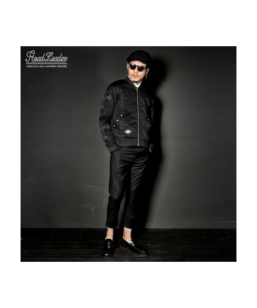 TAKI（タキ）の「TAKI 14-15 A/W Midnight Flier Jackets（フォーマルスーツ/小物・メンズ・黑X灰/黑X黑・S/M/L/XL）」の8枚目の写真