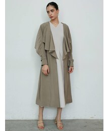LAGUNAMOON | ラッフルノーカラーコート(ノーカラーコート)