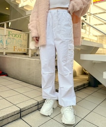 OLIVE des OLIVE | 【WEB限定カラーあり】裾しぼりゆるカーゴパンツ(カーゴパンツ)