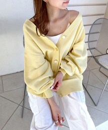 OLIVE des OLIVE | ダブルフロントゆったりカーディガン(カーディガン/ボレロ)