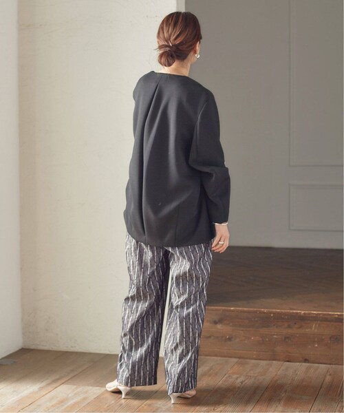 ヴェルメイユパーイエナ 23AW ダンボールコクーンブルゾン グレー F VERMEIL par iena（ヴェルメイユパーイエナ）の「《予約》ダンボール